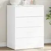 Image de vidaXL Buffet blanc 60x39x80 cm bois d’ingénierie
