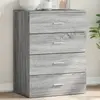 Image de vidaXL Buffet sonoma gris 60x39x80 cm bois d'ingénierie
