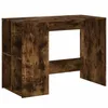 Image de vidaXL Bureau chêne fumé 102x50x75 cm bois d'ingénierie