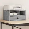 Image de vidaXL Support d'imprimante sonoma gris 40x32x22,5cm bois d'ingénierie