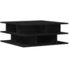 Image de vidaXL Table basse noir 70x70x29 cm bois d'ingénierie