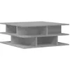 Image de vidaXL Salontafel 70x70x29 cm bewerkt hout betongrijs