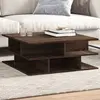 Image de vidaXL Table basse chêne marron 70x70x29 cm bois d'ingénierie