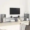 Image de vidaXL Meubles TV 2 pcs gris béton 100x30x50 cm bois d'ingénierie