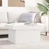 Image de vidaXL Table basse blanc 100x55x40 cm bois d'ingénierie