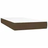 Image de vidaXL Matelas de lit à ressorts ensachés fermeté moyenne marron foncé