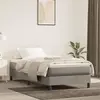 Image de vidaXL Matelas de lit à ressorts ensachés fermeté moyenne gris clair 120x190x20 cm