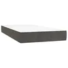 Image de vidaXL Matelas de lit à ressorts ensachés fermeté moyenne gris foncé