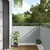 Image de vidaXL Écran d'intimité de balcon gris 400x90 cm PVC