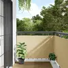 Image de vidaXL Écran d'intimité de balcon crème 300x90 cm PVC