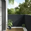 Image de vidaXL Écran d'intimité de balcon anthracite 600x120 cm PVC