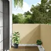 Image de vidaXL Écran d'intimité de balcon crème 600x120 cm PVC