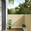 Image de vidaXL Écran d'intimité de balcon crème 800x120 cm PVC