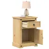Image de vidaXL Table de chevet Corona 45x35x64 cm bois de pin massif