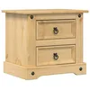Image de vidaXL Table de chevet Corona 53x39x47 cm bois de pin massif