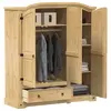 Image de vidaXL Garde-robe Corona 151,5x52x170 cm bois de pin massif