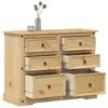 Image de vidaXL Commode Corona 112x48x91 cm bois massif de pin