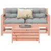 Image de vidaXL Salon de jardin 3 pcs bois massif sapin de douglas