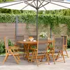 Image de vidaXL Chaises inclinables de jardin lot de 6 gris bois massif acacia