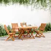 Image de vidaXL Chaises pliables de jardin lot de 4 bois massif d'acacia