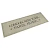 Image de vidaXL Tapis de cuisine lavable imprimé Home capitales 60x180 cm