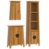Image de vidaXL Ensemble de meubles de salle de bain 3 pcs bois de pin massif