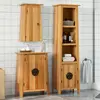 Image de vidaXL Ensemble de meubles de salle de bain 3 pcs bois de pin massif