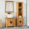 Image de vidaXL Ensemble de meubles de salle de bain 2 pcs bois de pin massif