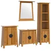 Image de vidaXL Ensemble de meubles de salle de bain 4 pcs bois de pin massif