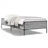 Image de vidaXL Cadre de lit sans matelas sonoma gris 100x200 cm