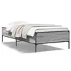 Image de vidaXL Cadre de lit sans matelas sonoma gris 90x190 cm