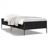 Image de vidaXL Cadre de lit sans matelas noir 75x190 cm