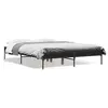 Image de vidaXL Cadre de lit sans matelas noir 120x190 cm