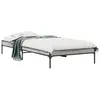 Image de vidaXL Cadre de lit sans matelas sonoma gris 90x190 cm
