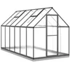 Image de vidaXL Serre avec cadre de base anthracite 334x169x202 cm aluminium