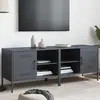 Image de vidaXL Meubles TV 2 pcs anthracite 68x39x50,5 cm acier