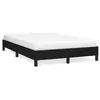 Image de vidaXL Cadre de lit sans matelas noir 120x190 cm tissu