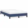 Image de vidaXL Cadre de lit sans matelas bleu 120x190 cm tissu