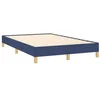 Image de vidaXL Cadre de lit sans matelas bleu 120x190 cm tissu