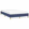 Image de vidaXL Cadre de lit sans matelas bleu 120x190 cm tissu