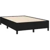 Image de vidaXL Cadre de lit sans matelas noir 120x190 cm tissu