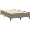 Image de vidaXL Cadre de lit sans matelas taupe 120x190 cm tissu
