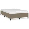 Image de vidaXL Cadre de lit sans matelas taupe 120x190 cm tissu