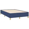 Image de vidaXL Cadre de lit sans matelas bleu 120x190 cm tissu