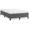 Image de vidaXL Cadre de lit sans matelas gris 120x190 cm similicuir