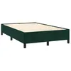 Image de vidaXL Bedframe zonder matras 120x190 cm fluweel donkergroen