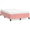 Image de vidaXL Cadre de lit sans matelas rose 120x190 cm velours