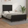 Image de vidaXL Cadre de lit sans matelas noir 120x190 cm similicuir
