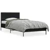 Image de vidaXL Cadre de lit sans matelas noir 90x190 cm