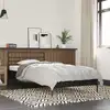 Image de vidaXL Cadre de lit sans matelas noir 90x200 cm